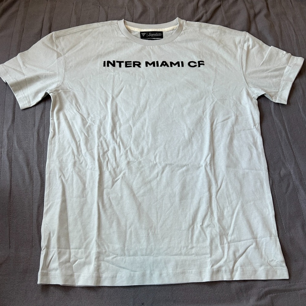 Fanatics Signature INTER MIAMI Short Sleeve T-Shirt - Mens LARGE - Cool Back Hit